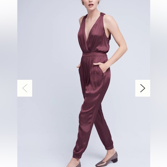 Nomad Morgan Carper Anthropologie Reunir Jumpsuit Medium - Picture 1 of 12